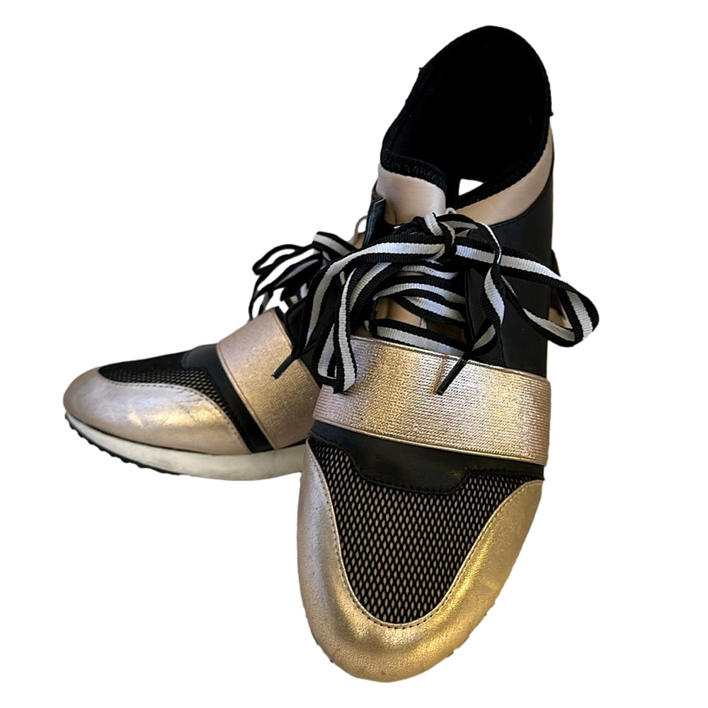 Steve Madden Kaiyo Rose Gold Metallic Sneaker Size 9M - GUC